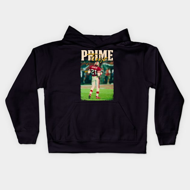 Retro Deion Prime Time Kids Hoodie by Marc Graphic